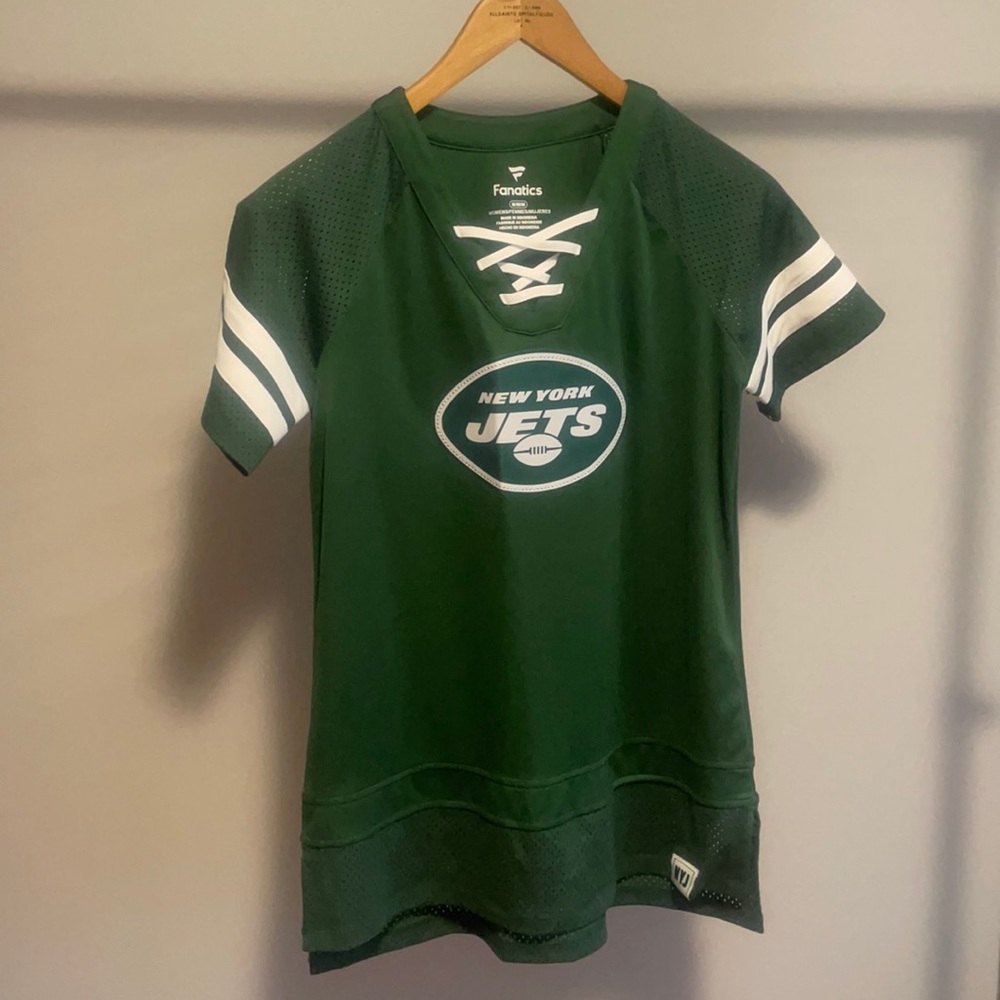 FANATICS NFL NY Jets Short Sleeve Shirt Size M